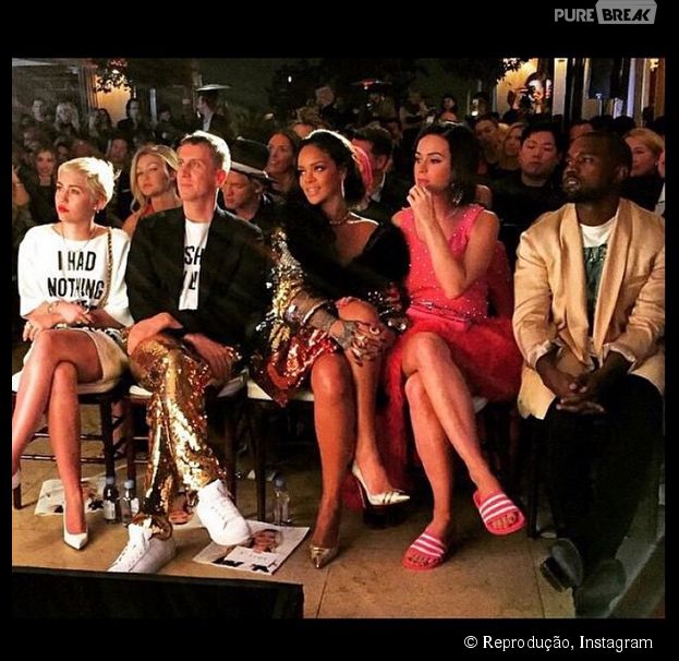 Miley Cyrus Katy Perry E Rihanna Se Encontram Em Premiacao De Moda Nos Eua Purebreak