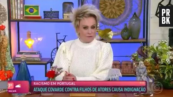 Ana Maria Braga pareceu chocada com erro em VT durante o "Mais Você"