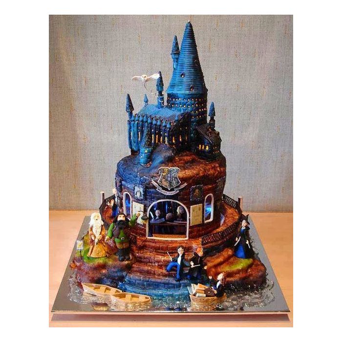 E que tal ter a Escola de Hogwarts, de &quot;Harry Potter&quot;, como um bolo?