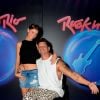 Rock in Rio: Fernando Fernandes e Laís Oliveira curtem festival juntos