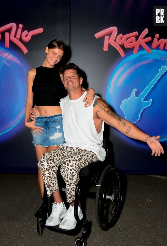 Rock in Rio: Fernando Fernandes e Laís Oliveira curtem festival juntos