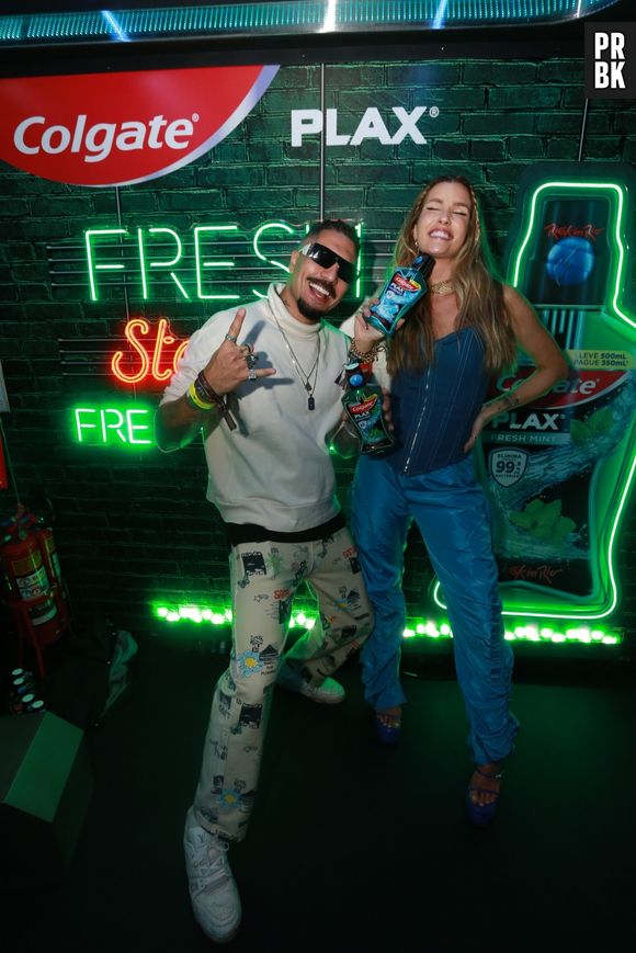 Rock in Rio: Fernando Medeiros e Aline Gotschalg curtem festival juntos