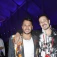 Rock in Rio: Carlinhos Maia e Lucas Guimarães curtem festival juntos