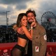 Rock in Rio: Eike Duarte e Natália Vivacqua curtem festival juntos