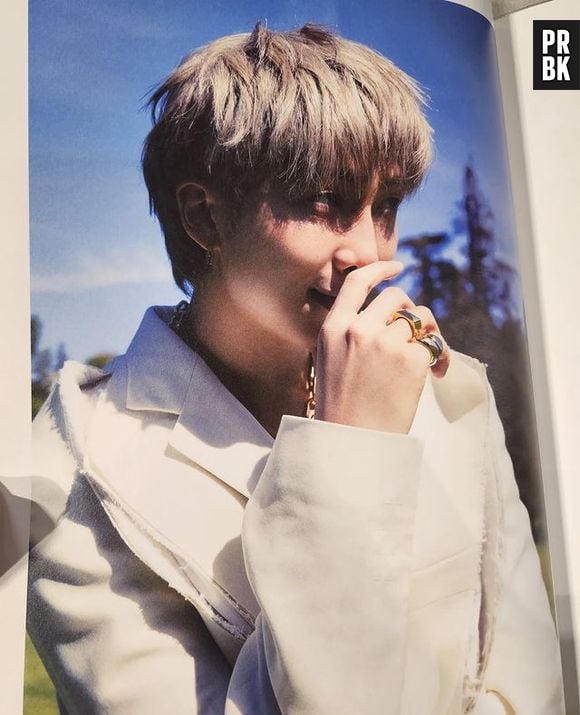 RM, do BTS, em ensaio conceitual. O idol postou mais detalhes de photoshoot em seu aniversário