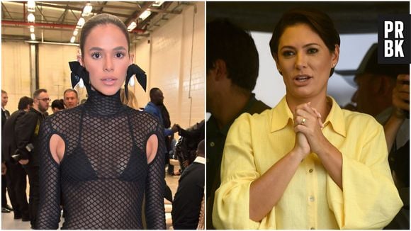 Bruna Marquezine rebateu as críticas de Michelle Bolsonaro com notícias de corrupção da família Bolsonaro