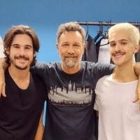 João Guilherme revive ausência do pai, Leonardo, em série do Globoplay e se emociona