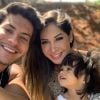 Arthur Aguiar e Maíra Cardi têm uma filha, Sofia