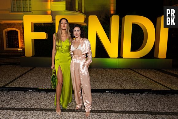 Sasha Meneghel, embaixadora da Fendi no Brasil, esteve na festa de 25 anos da icônica bolsa Baguette