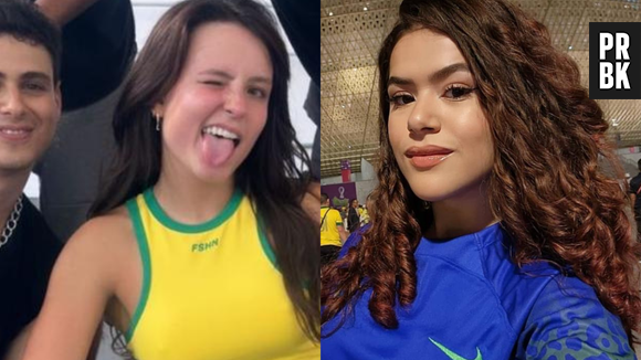 Copa 2022: Larissa Manoela e Maisa mostram look para 1º jogo. Vote no seu preferido!