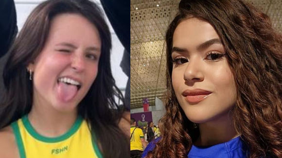 Copa do Mundo 2022: Larissa Manoela e Maisa mostram look para jogo do Brasil. Vote no melhor!