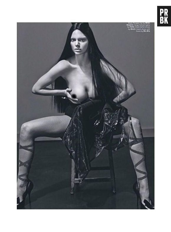 Kendall Jenner posa de topless para revista Love Magazine