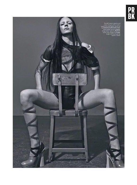 Kendall Jenner se inspira na irmã Kim Kardashian e posa sensual para Love Magazine