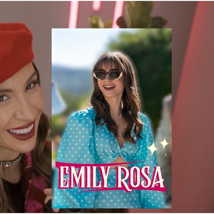 &quot;Emily em Paris&quot;: divulgação da 3ª temporada conta com Boca Rosa ajudando protagonista a bombar nas redes sociais