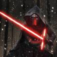  Trailer de "Star Wars: O Despertar da Força" contava com cena de Kylo Ren (Adam Driver) com Proto-sabre na floresta que não chegou à versão final do filme 