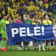 Na Copa do Mundo de 2022, jogadores da seleção brasileira mandaram mensagem para Pelé