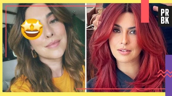 Fernanda Paes Leme choca com cabelo vermelho. Vote no melhor visual da atriz!