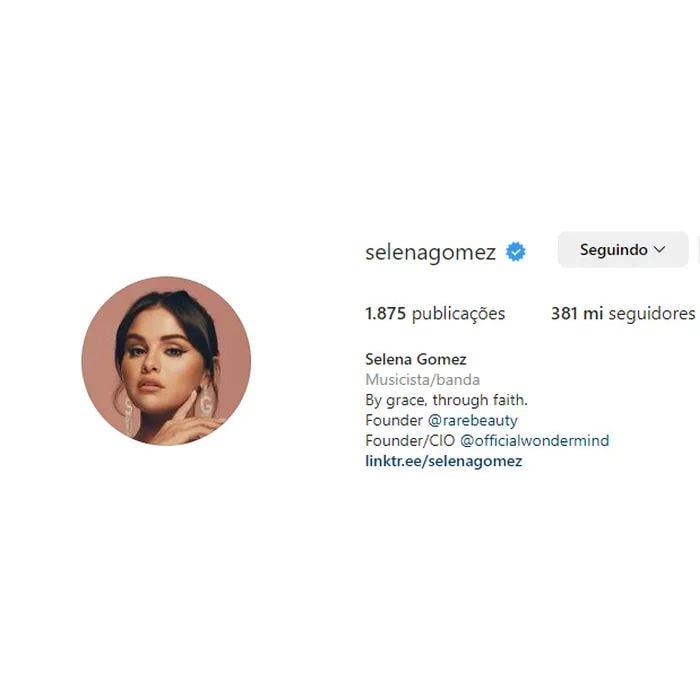 Selena Gomez assume posto de mulher mais seguida do Instagram