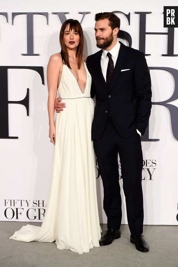 Depois de aparecer no Festival de Berlim, foi a vez dos protagonistas de "Cinquenta Tons de Cinza" darem as caras em Londres, na Inglaterra