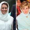 Kate usou lenço para visitar a Malásia, assim como Diana usou para visitar o Paquistão