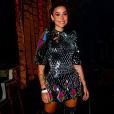 Bianca Andrade usou vestido metalizado com balões de festa junina que pertence à Juliette