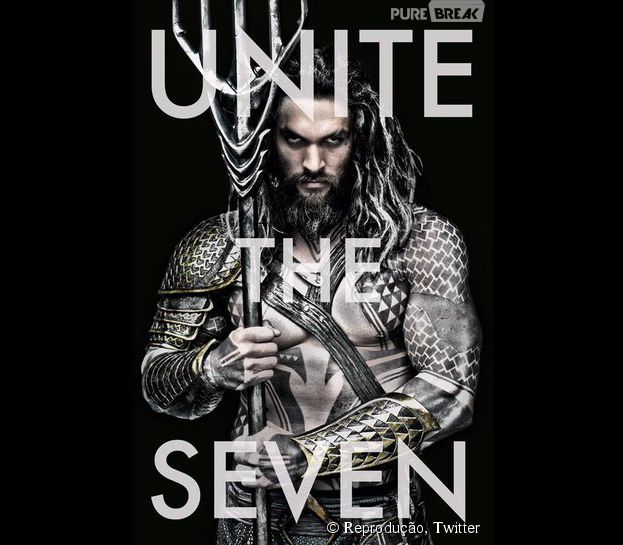 Jason Momoa como Aquaman, em "Batman V Superman: Alvorecer da Justiça"