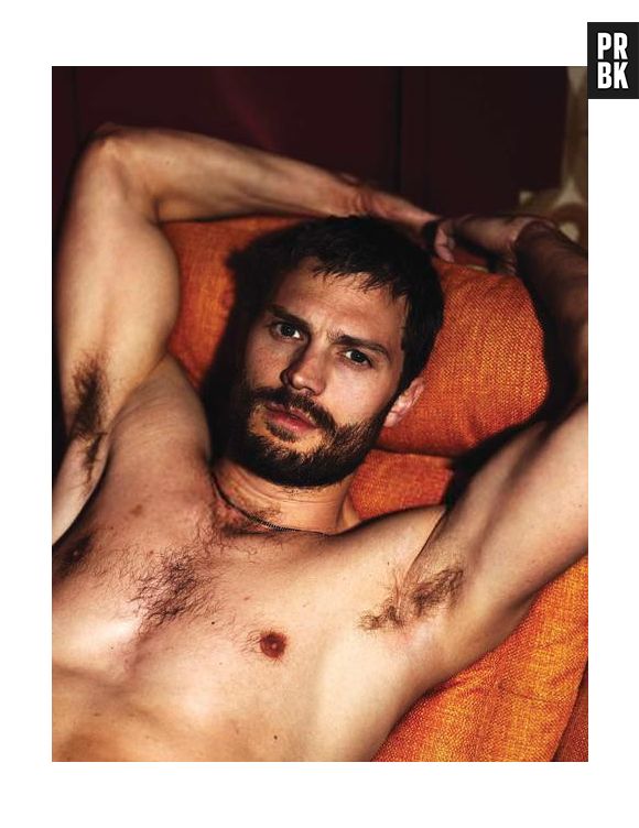 Hoje em dia, o Jamie Dornan, de "Cinquenta Tons de Cinza", tá assim. Todo barbudão e mais gato ainda!