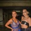 Gleici Damasceno ousou com body transparente e Elana Valenária apostou no all black para o show do The Weeknd em São Paulo