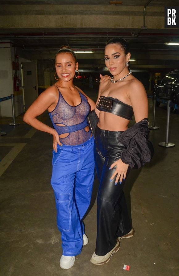 Gleici Damasceno ousou com body transparente e Elana Valenária apostou no all black para o show do The Weeknd em São Paulo