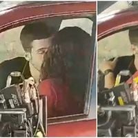 Maisa e João Guilherme se beijam dentro do carro e deixam a web em choque. Vídeo!