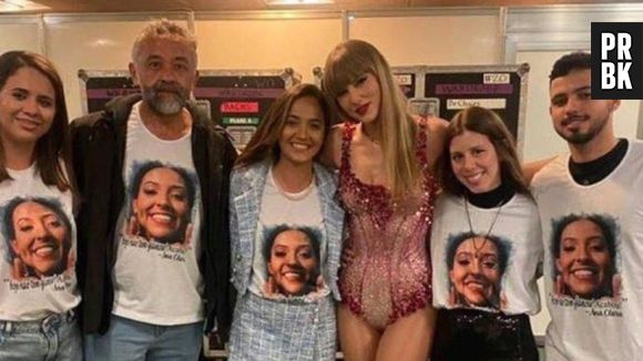 Família de Ana Clara Benevides aceita convite, faz foto com Taylor Swift divide opiniões