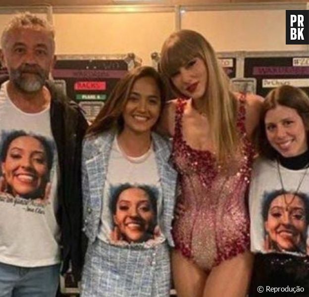 Família de Ana Clara Benevides aceita convite, faz foto com Taylor Swift divide opiniões