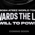 "TOWARDS THE LIGHT : WILL TO POWER": ATEEZ anuncia turnê mundial para 2024 e fãs brasileiros se preparam