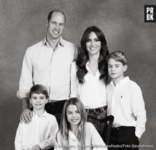 Foto de Natal da Família Real britância conta com erro de Photoshop