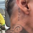  MC Cabelinho resolveu apagar tatuagem em homenagem a Bella Campos 4 meses depois do término  
  