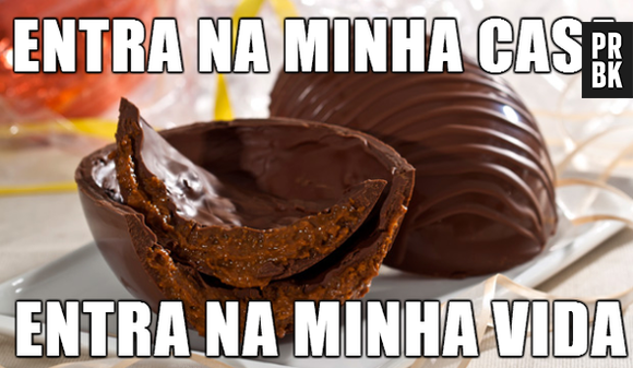 Compartilhar chocolate pelo Whatsapp chega a ser maldade... #TodosQuerem!