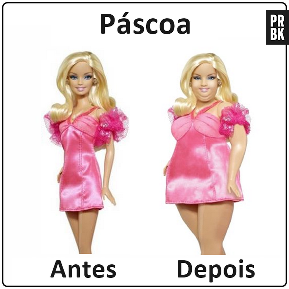 Difícil resistir às guloseimas de Páscoa, será que o pessoal do Whatsapp manteve o shape?