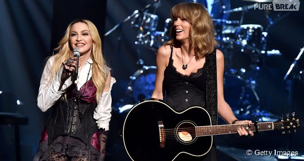 Madonna chama Taylor Swift ao palco de premiação para dueto de "Ghosttown"