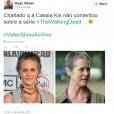  Todo mundo achou que a C&aacute;ssia Kis era a Carol (Melissa McBride) de "The Walking Dead" no "Video Show" 