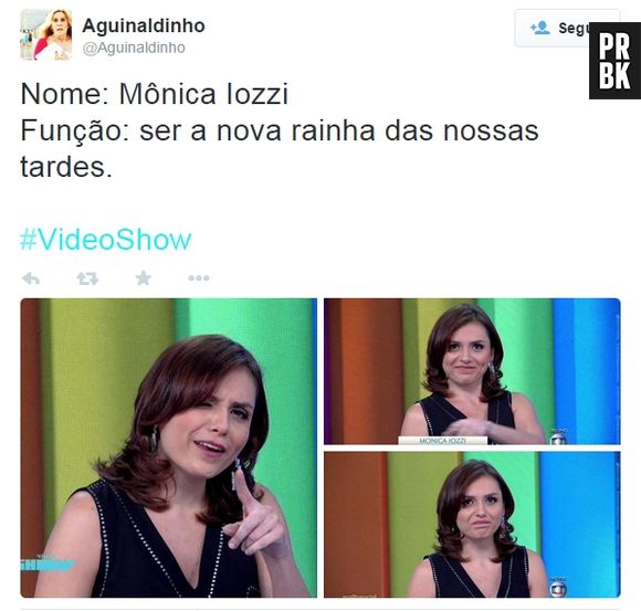 A galera da internet amou a Monica Iozzi no "Video Show"