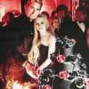 Avril Lavigne quebrou a tradição e se casou de preto com Chad Kroger em julho de 2013