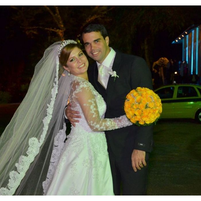 A atriz Bárbara Borges se casou com o empresário  Pedro Delfino em junho de 2013 