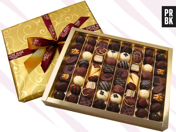 Chocolate também poderia ser um bom presente, se a Páscoa não tivesse sido há um mês. Vamos ser criativos!