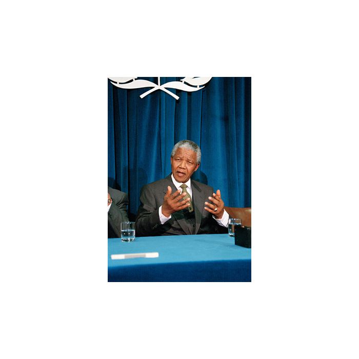  De 1994 a 1999, Nelson Mandela foi o primeiro presidente negro da África do Sul 
  