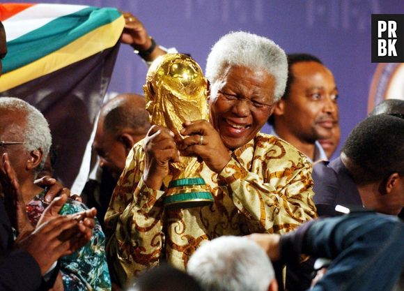 Em 2010, Nelson Mandela foi homenageada pela Fifa na Copa do Mundo da África do Sul