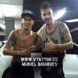  F&atilde;s de Neymar Jr. criticam tattoo com rosto de Rafaella Santos no bra&ccedil;o do jogador 
