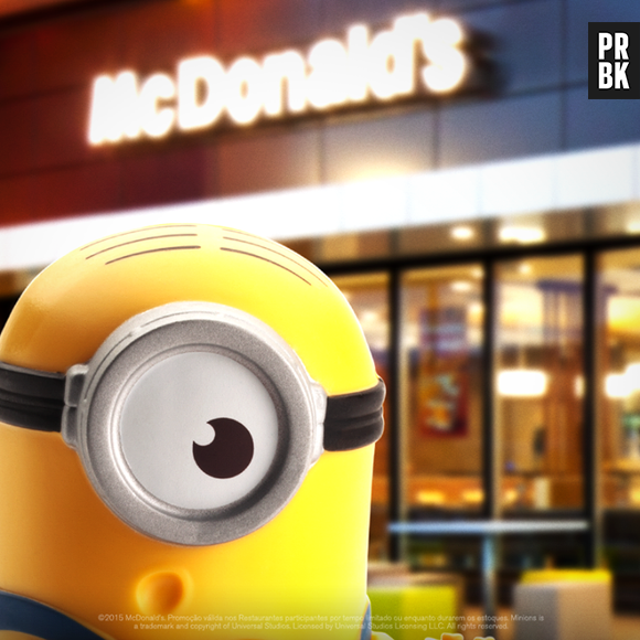 É claro que Stuart, de "Minions", não ia ficar de fora da nova promoção do McDonald's