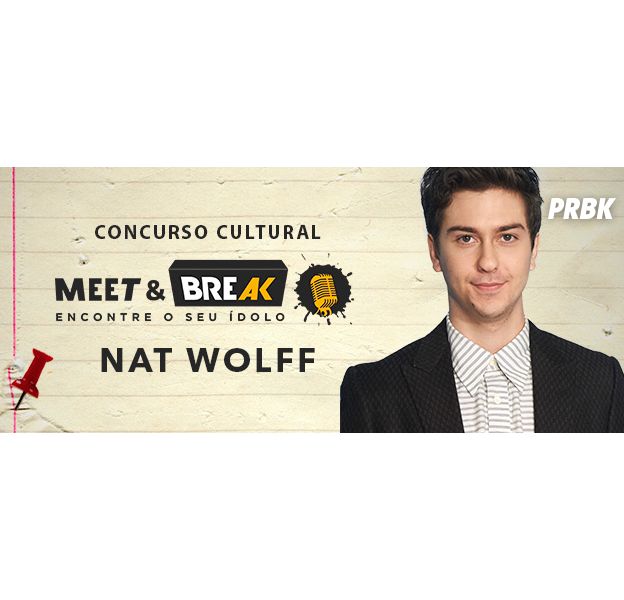 Nat Wolff, de "Cidades de Papel", no Meet & Break