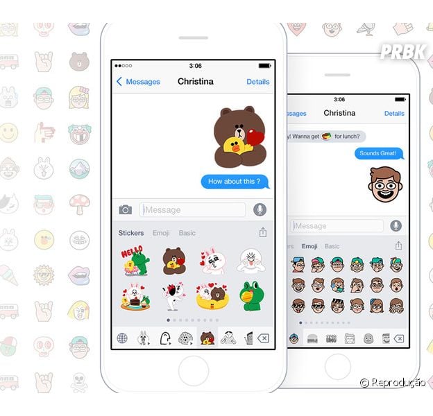 Emoji Keyboard by LINE oferece mais de 3 mil opções de figurinhas