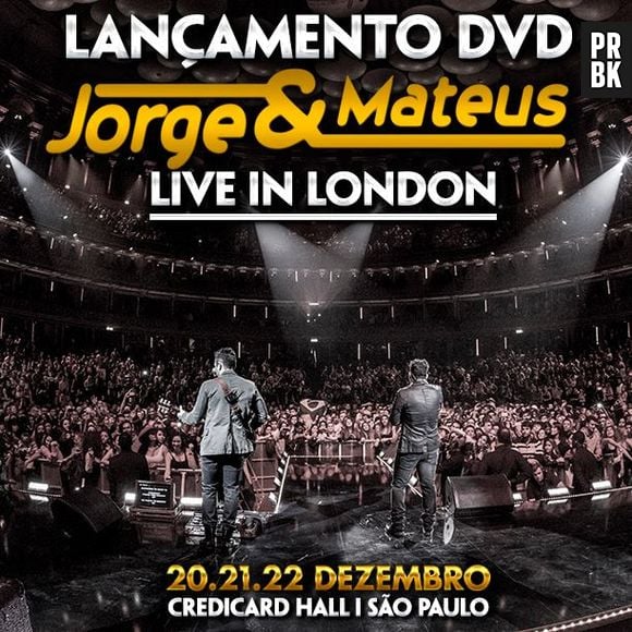 Jorge & Mateus fará shows em São Paulo para lançar "Jorge & Mateus - Live in London - At the Royal Albert Hall"